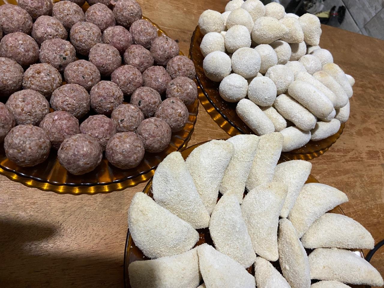 Salgadinhos O Centro March's: coxinha, quibe, bolinha de queijo e risole